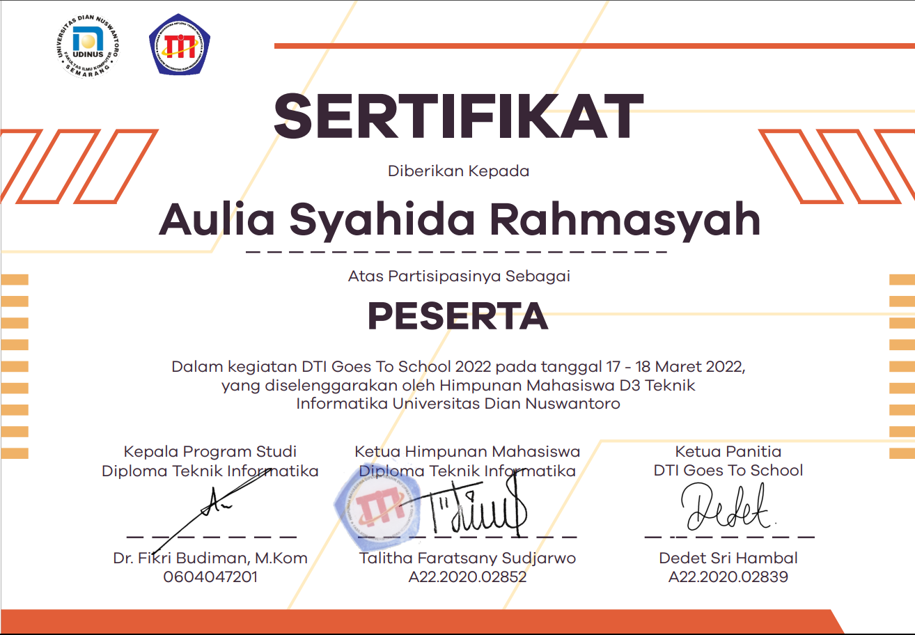 Certificate 2